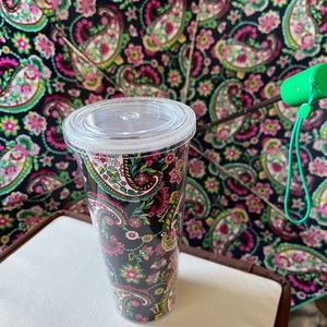 Vera Bradley Tumbler and Umbrella
